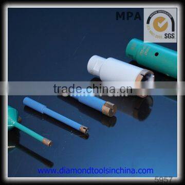Brazed Segmented Diamond Dry Drilling Core Drill Bit for Granite