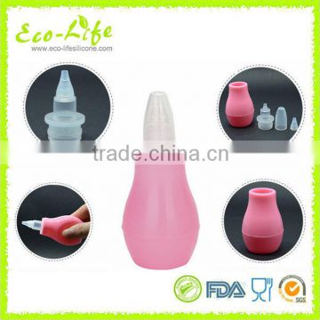 Safety silicone baby product nose cleaner vacuum nasal aspirator