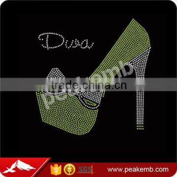 Diva High Heel Rhinestone Transfer Iron on DIY