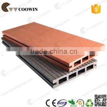 Hollow composite decking board