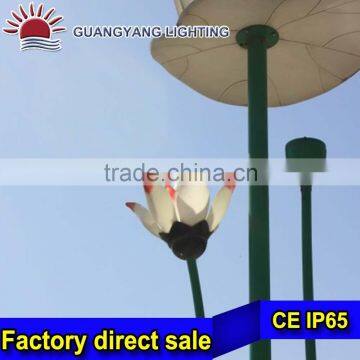 Artificial Flower Plastic Led Flower Colorful Customized for Outdoor