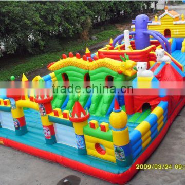 Giant inflatable amusement park for kids