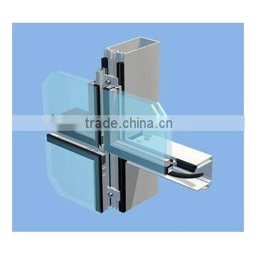 2016 the Most Popular Aluminium Extrusion Profile for Curtain Wall/aluminum Curtain Wall Profile photo-3