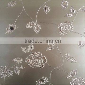 Designed Art Glass Door for Kitchen Cabinet photo-2