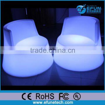 led bar funiture, battery rechargeable rgb color led light plastic bar chair