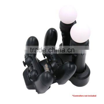 4in1 Controller Charger For PS4/PS Move/PS VR---Storage And Charge Up To 4 Controllers Simultaneously photo-2