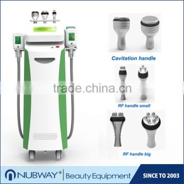 2 cryo handles 2 RF Heads 1 Cavitation Head slimming fat freezing cool shape machine