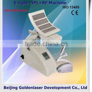 Www.golden-laser.org/2013 New Style E-light+IPL+RF 480-1200nm Machine Gg Ipl Rf Professional