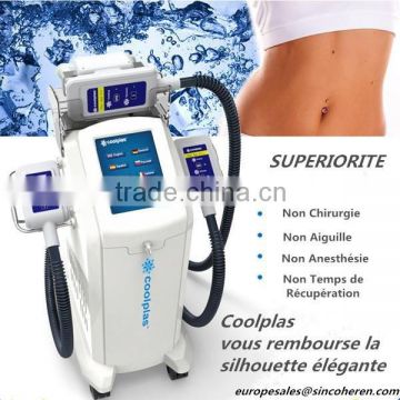 2017 advanced beijing sincoheren cellulite freezing cool beauty machine