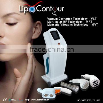 1MHz RF Vacuum Cavitation With LED Beauty Equipment