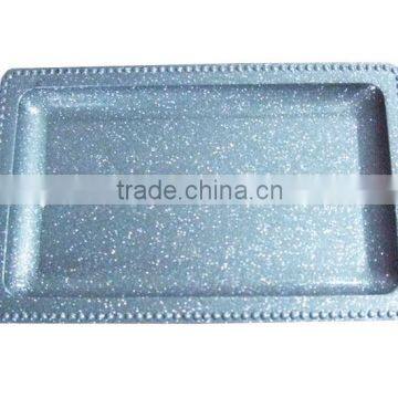 GRS grey rectangle plastic plate