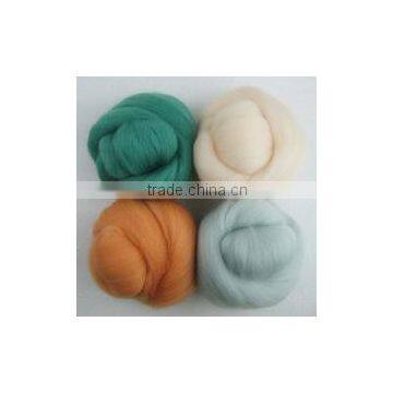 Dyed Australia Wool Top for Weaving