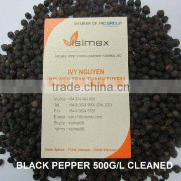 BLACK PEPPER 500G/L 550G/L (SKYPE: VISIMEX05; 0084948425455 VIBER- WHATSAPP- ZALO- WECHAT)