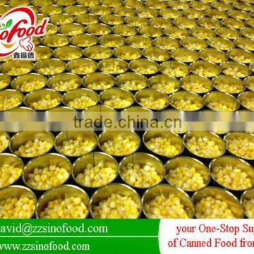 stock canned sweet corn with very low price