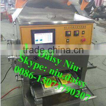 Vacuum Food Pastic Tray Sealer/fruit Tray Sealing Machine/vacuum Vegetable Packing Machine photo-3