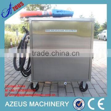 Single gun car wash machine with steam