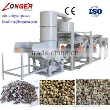 CE Approved Hemp Seeds Sunflower Seed Dehulling Machine