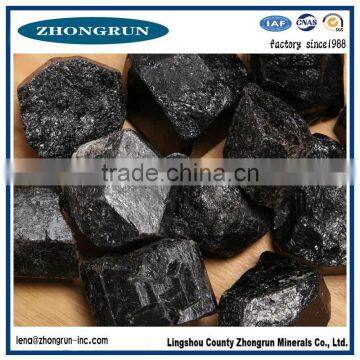 factory nice whosale black natural rough tourmaline