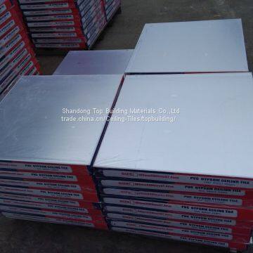 PVC Gypsum Ceiling Tile/PVC Laminated Gypsum Ceiling Board photo-4