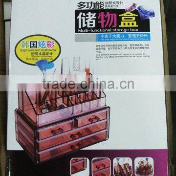 Wholesale Clear Cosmetic Acrylic Makeup Organizer Cosmetic Multifunctional Storage Box
