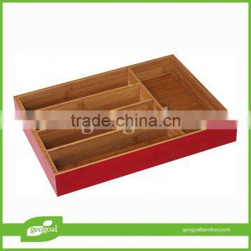 hot sale detachable bamboo storage