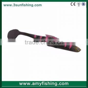 High quality fishing lure single tails bait