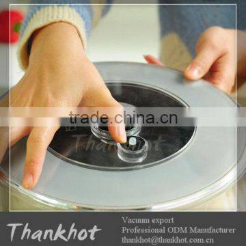 Big plastic storage container-Vacuum lid