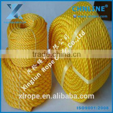 3 strand twist polypropylene line for oil drilling