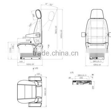 (YHF-37) Garden Tractor Seat photo-2