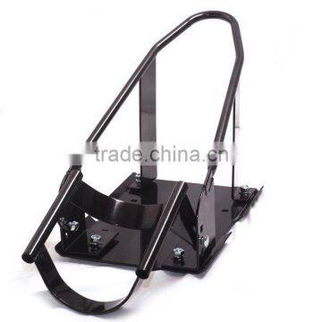 Steel Wheel Chock Holder Fit for 15"-19' Motorcycle Wheels 1500lbs Wheel Stopper SMI3115