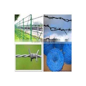 barbed wire length per roll / weight barbed wire ( factory )