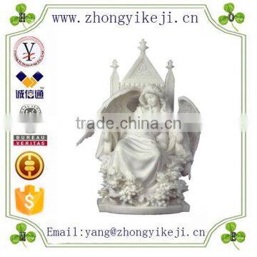 factory custom-made handmade carved fashion resin male angel figurines