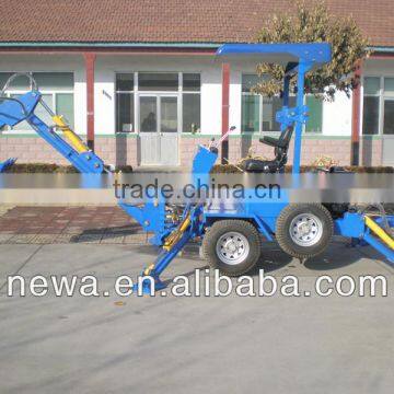 CE farm mini backhoe towable backhoe