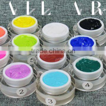 12colors 3d Carved Gel for Nail Art Design photo-2