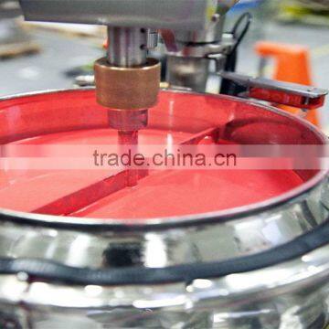 150L Vacuum Jacket Hydralic Lifting Type Emulsifying Mixer for Lipstick Mixing and Heating photo-3