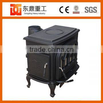 Big Size Indoor Freestanding Enamel Fireplace/wood Burning Stove for Home Heating DHF737 photo-3