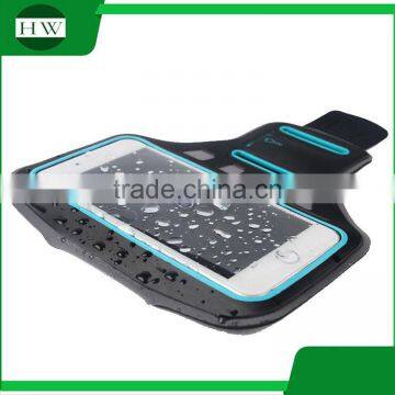 Logo Printed Smart Phone Luminous Reflective Armband Running Stretch Mobile Phone Armbag Arm Band photo-3