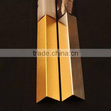 Customized natural anodized decorative aluminum angle bead for home decoration