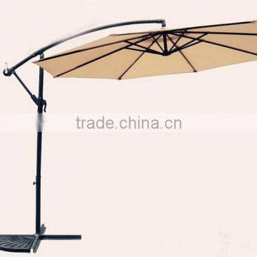 10ft outdoor banana umbrella sun garden parasol patio cantilever parasol