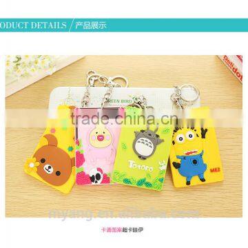 Promotional Lovely Various Cartoon Types Eco-friendly Soft Silicone Credit Card Holder photo-3