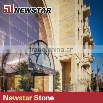 Jerusalem Gold Stone Exterior Limestone Wall Cladding photo-2