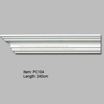 Polyurethane Plain Decorative Cornice Moulding photo-3