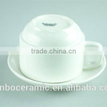 Classic Small Coffee Cup and Saucer Set, Porcelain Tea Cups and Saucers Cheap Wholesale photo-2
