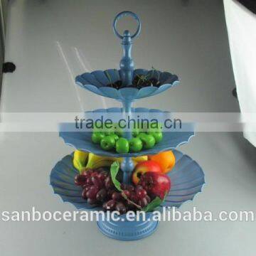 Colors Stand for Wedding Cake, Metal Cake Stand 3 Tiers Big Size for Display photo-3