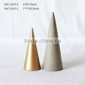 Cone Shape Plain or Bare Concrete Interior Decoration Items photo-5