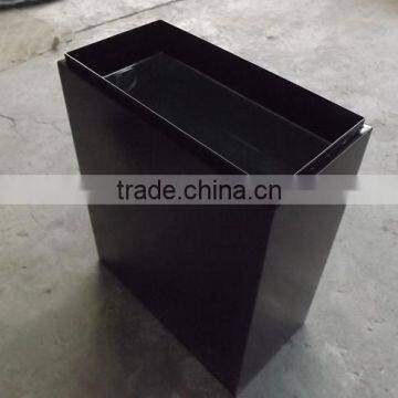 Arlau Outdoor Colored Metal Trash Can photo-2