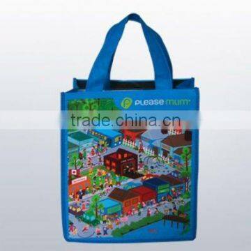 Shopping bag with 4C printing laminated