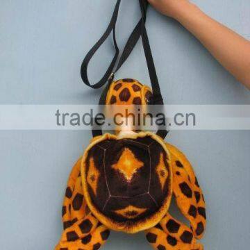 Turtle shaped plush bag