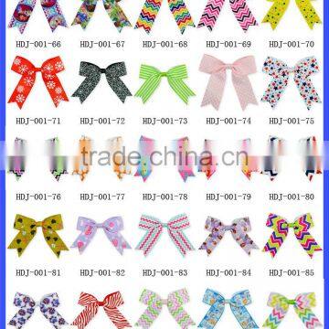 Hot Sale Girl Bowknot Hairpin Grosgrain Ribbon Hair Bows With Clips Wholesale Kids Barrettes Children Boutique Hair Accessories photo-5