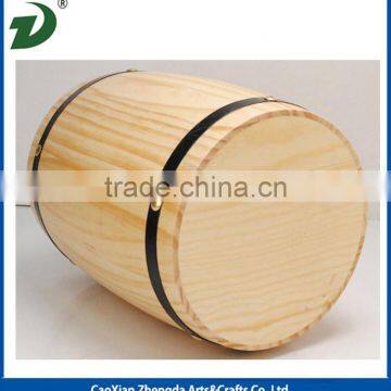 Wooden Barrel Christmas Candy Package photo-2
